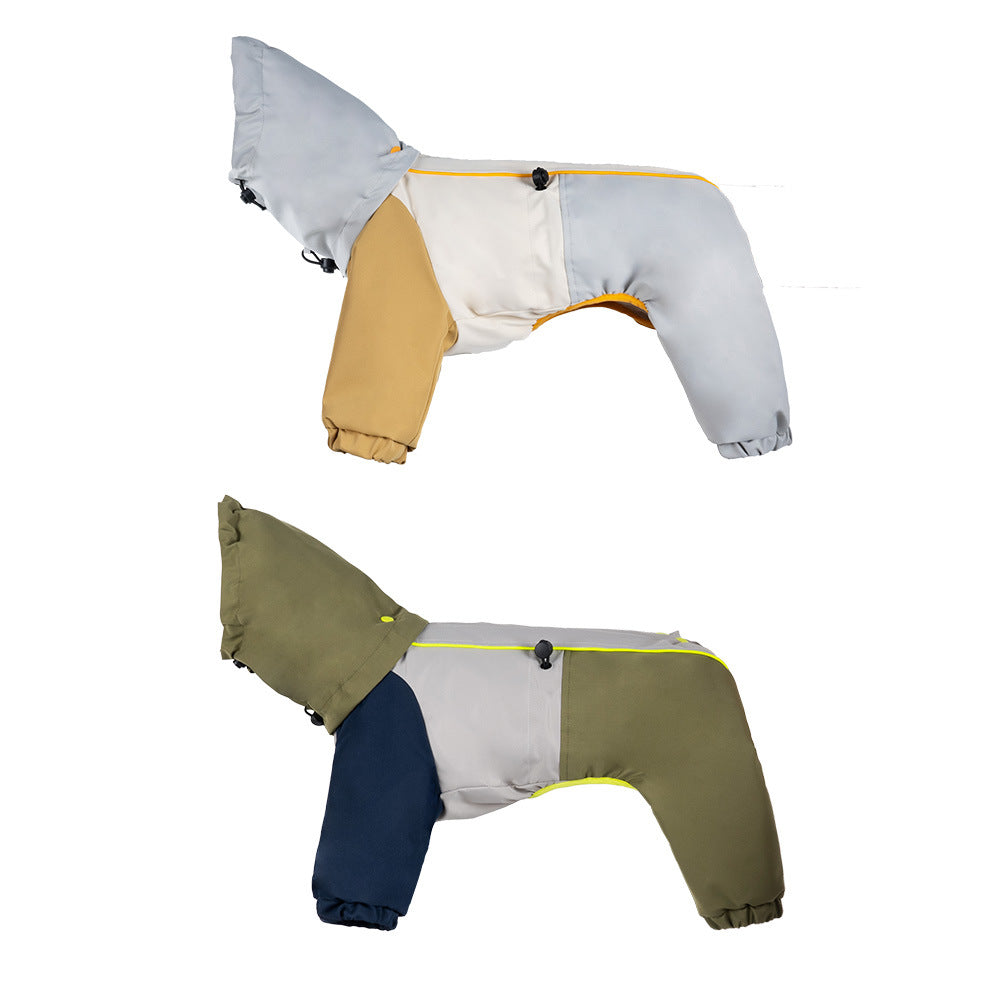 Pet outdoor cold suit skiing with cotton dog jacket 167