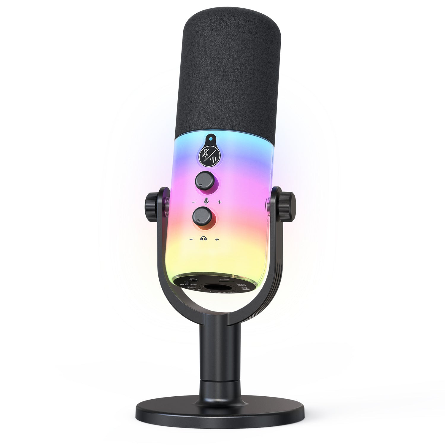 Computer microphone, RGB dynamic microphone, XLR/USB dual interface 185