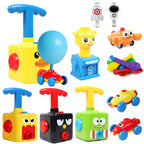 Air powered car, toy car, children's early education balloon, sliding car 191