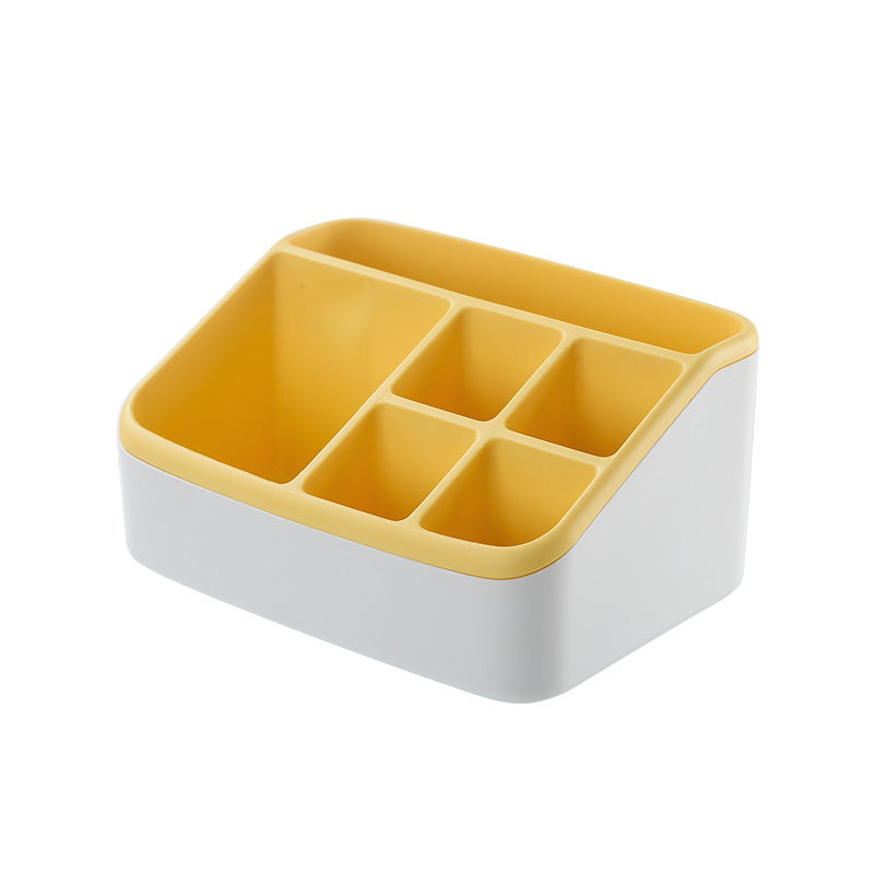 Simple two-tone storage box desktop remote control divider 023