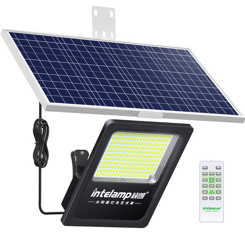 Solar powered floodlights and LED outdoor camping in the courtyard 040