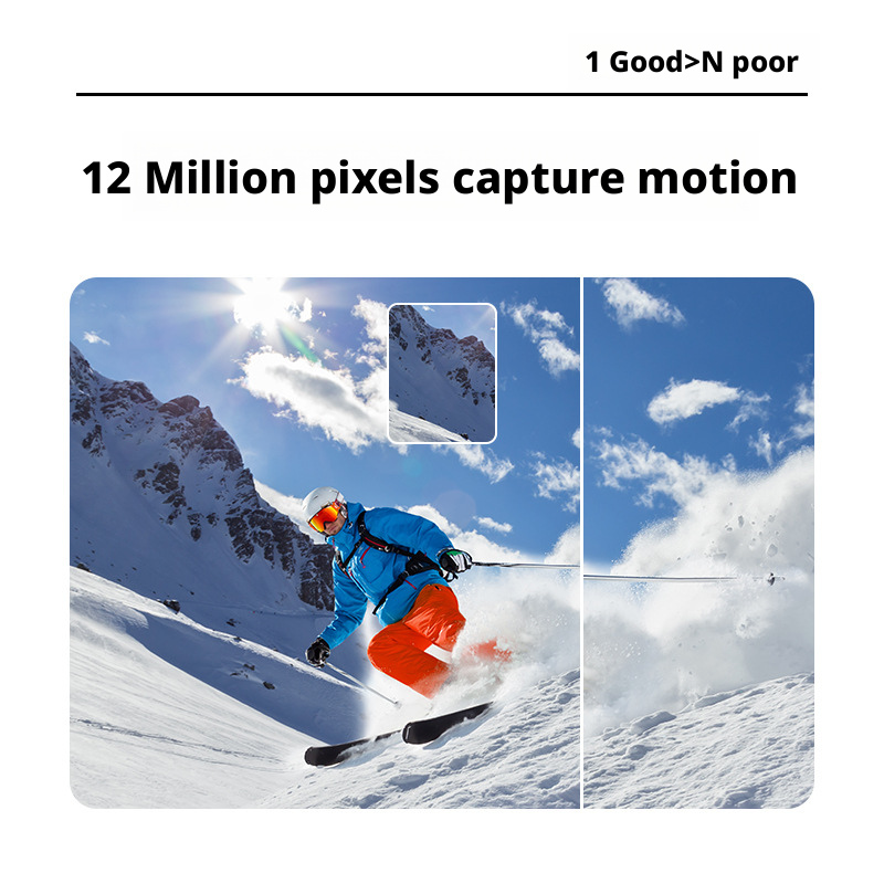 2.7K Ultra Clear Sports Thumb Camera Magnetic Motorcycle Riding Recorder 177