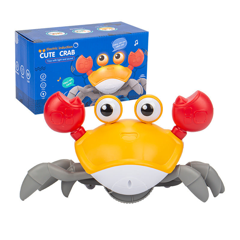 Children's electric sensing crab toy, babies can crawl and walk 189