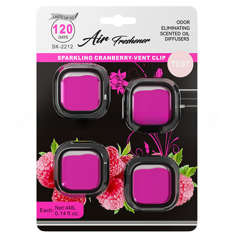 Vehicle mounted air freshener Vehicle mounted breathable film perfume to remove odor 353