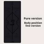 Thickened and widened double-sided non-slip natural rubber PU yoga mat for men and women 017