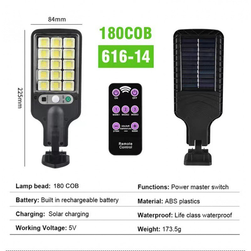 New outdoor solar street lights with human body sensing for illumination 038
