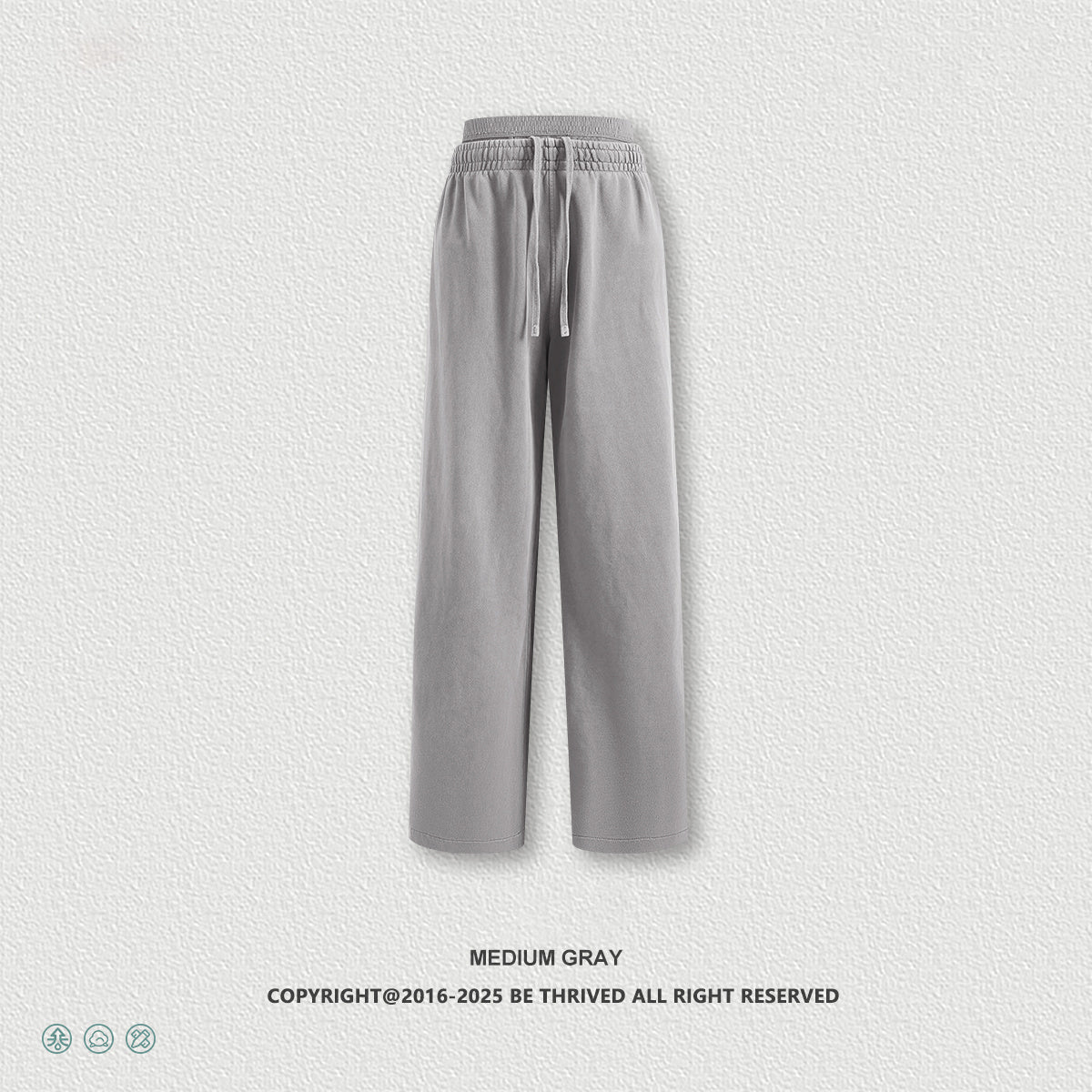 European and American trendy retro style distressed slimming double waistband casual straight leg trousers for women  N25551