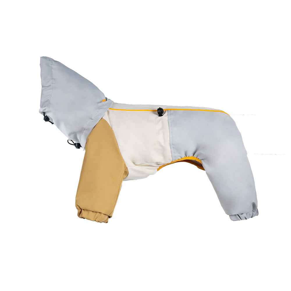 Pet outdoor cold suit skiing with cotton dog jacket 167