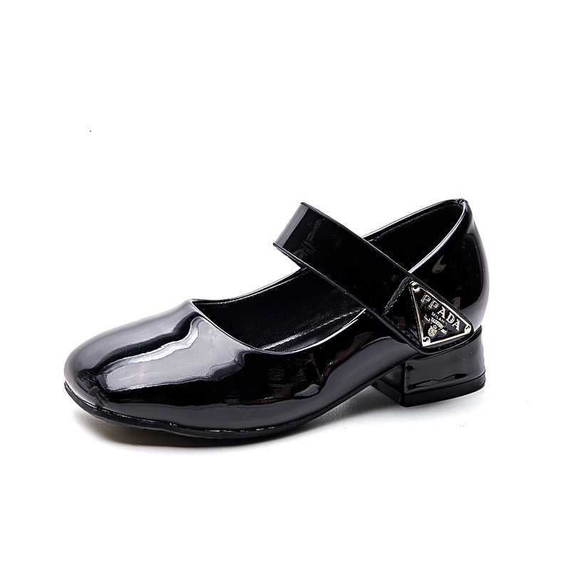 Children's fashion show stage performance leather shoes 118