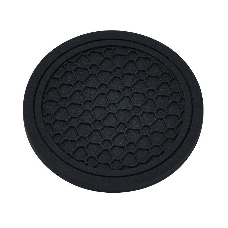 Single circle honeycomb patterned coasters, anti slip mats, car coasters, car coasters 385