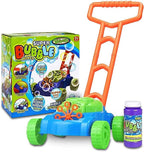Hand pushed Bubble Machine, Electric Bubble Blowing Weeding Machine Toy 233