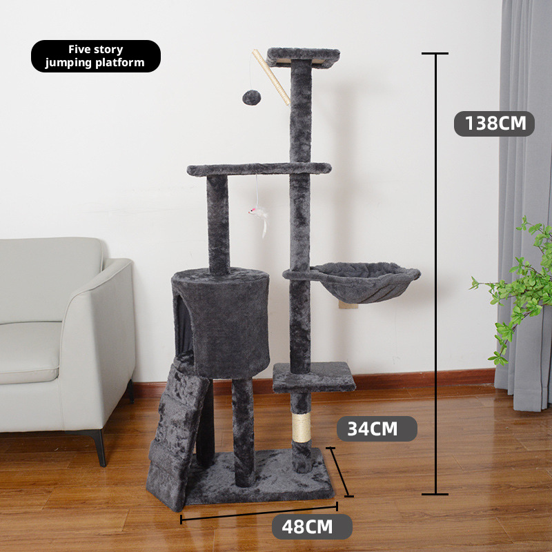 Cat climbing frame, cat nest, cat tree integrated cat frame, special for large cats 337