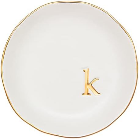 Ladies' engagement and wedding gift ceramic ring plate 260
