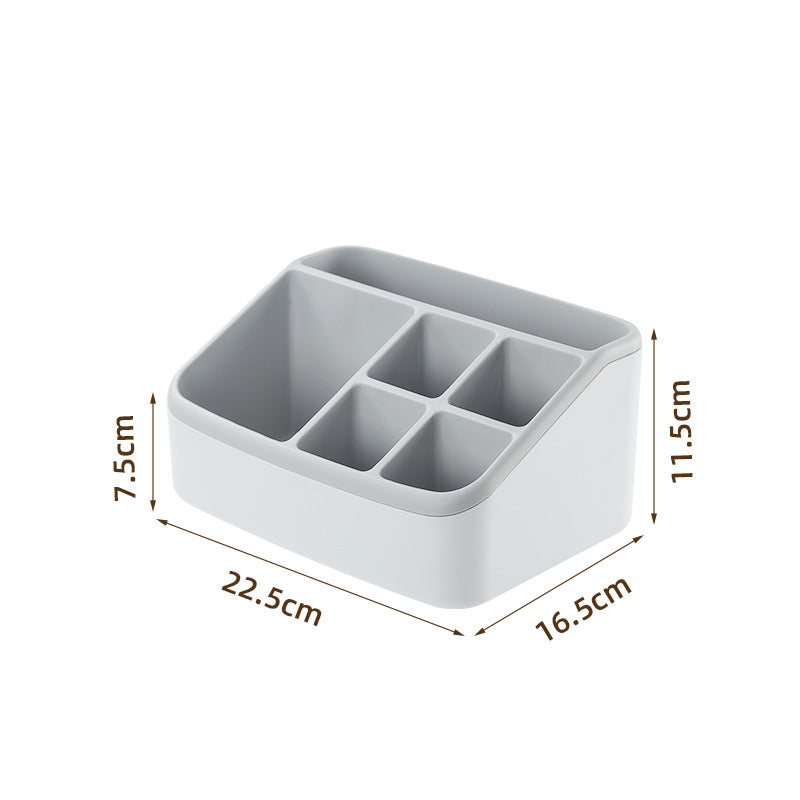Simple two-tone storage box desktop remote control divider 023