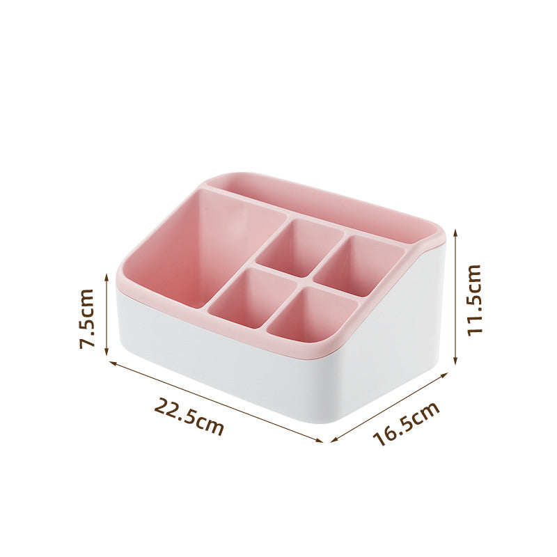Simple two-tone storage box desktop remote control divider 023
