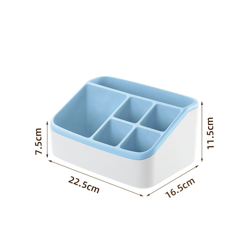 Simple two-tone storage box desktop remote control divider 023