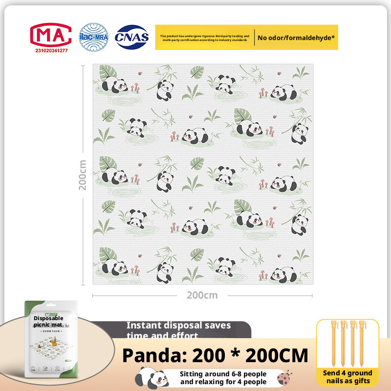 Outdoor camping, spring outing, disposable picnic mat, moisture-proof mat 157