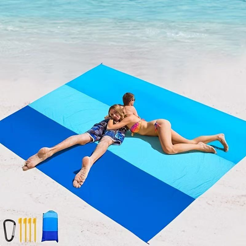 Folding portable beach mat for outdoor camping use 127