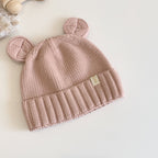 Solid Color Round-Eared Children's Knit Hat 077