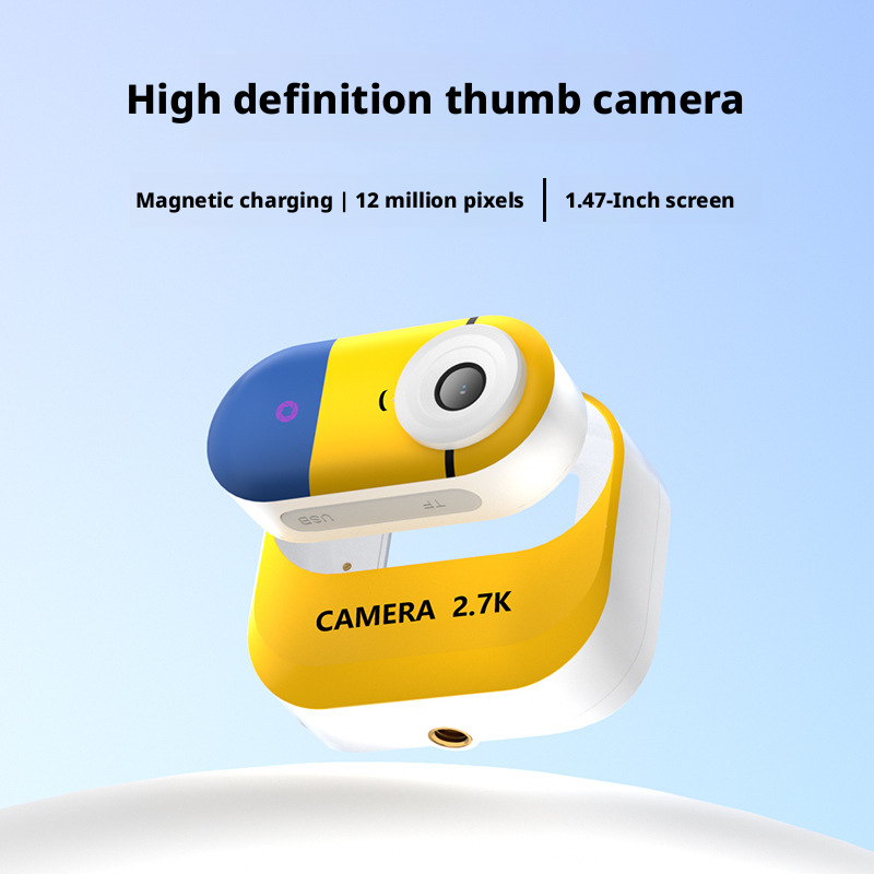 2.7K Ultra Clear Sports Thumb Camera Magnetic Motorcycle Riding Recorder 177