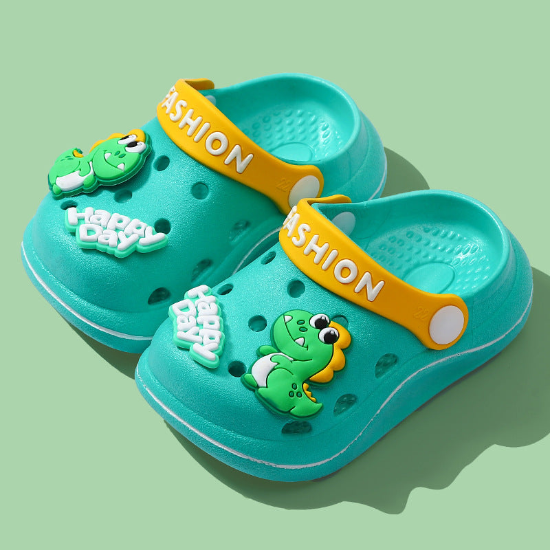 Children's cave shoes cartoon dinosaur boy baby soft sole 089