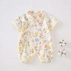 Baby clothes summer thin short sleeved jumpsuit 068