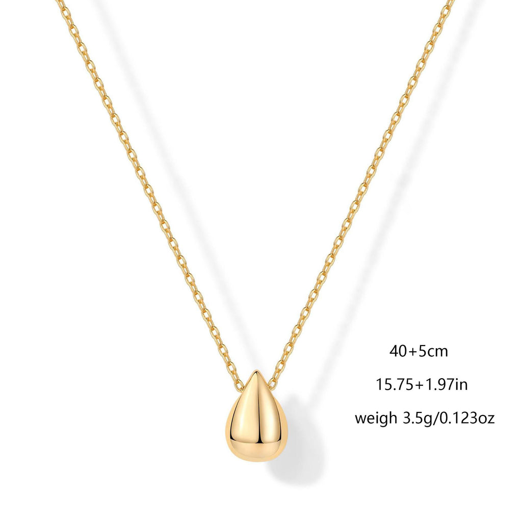 Copper plated white K-color gold smooth earrings irregular earrings for women 284