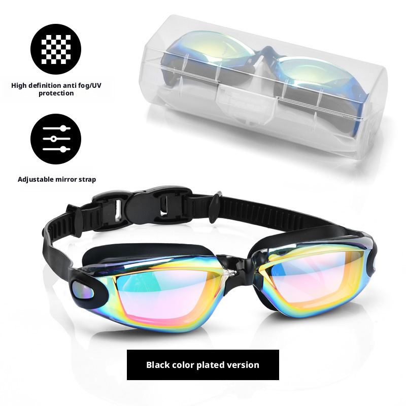 Male and female high-definition swimming goggles with prescription 161