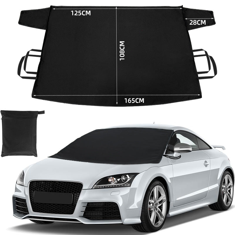 600D Oxford cloth car snow cover, front windshield snow cover, anti freezing and anti frost 360