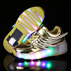 Walking shoes LED children's shoes ultra light automatic luminous shoes 098