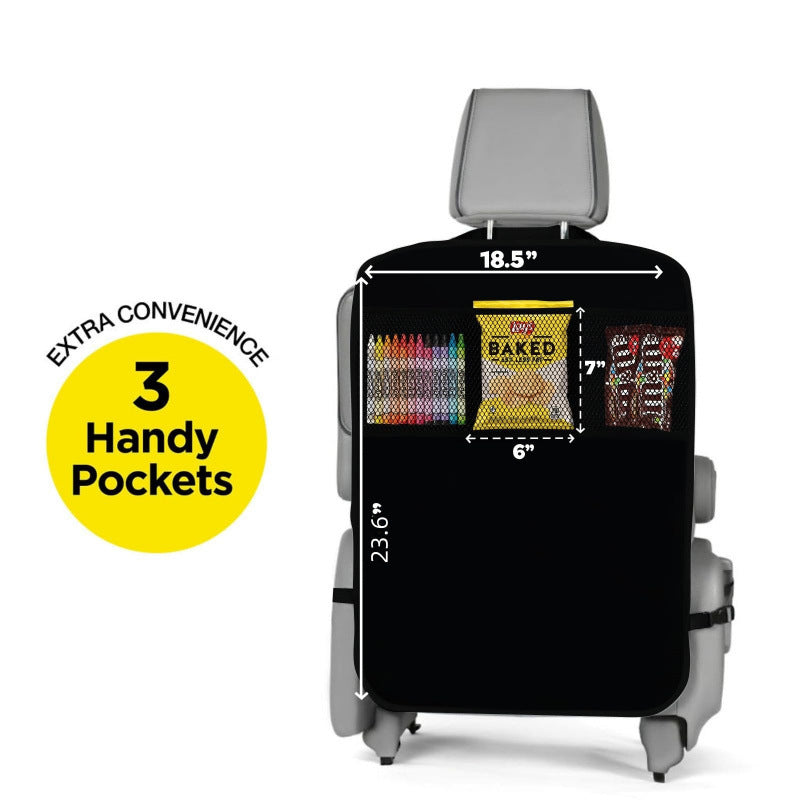 Car storage, rear seat with storage pocket, children's seat, backrest cover, kick pad, anti kick pad 383