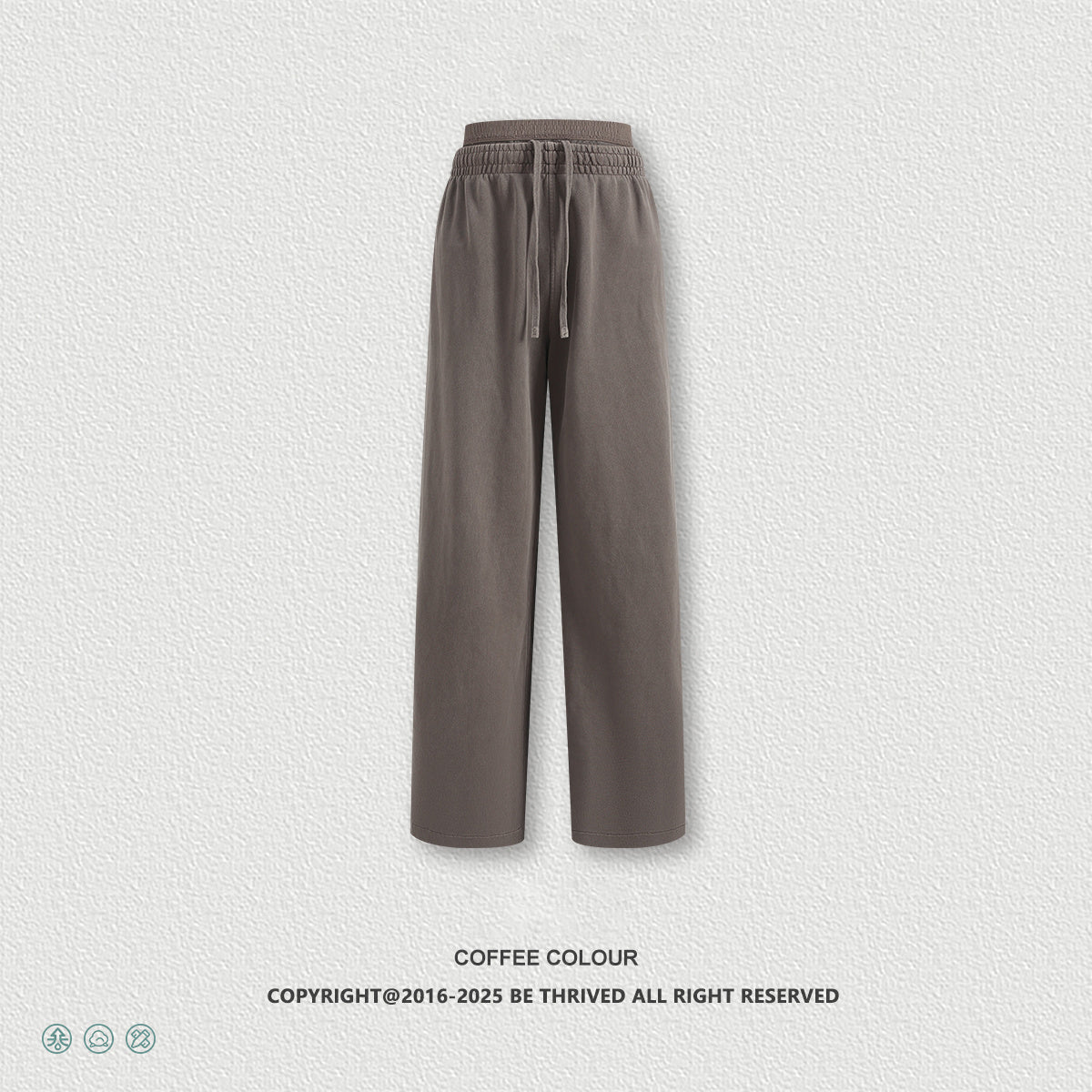 European and American trendy retro style distressed slimming double waistband casual straight leg trousers for women  N25551