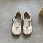 High end design niche Mary Jane split toe women's shoes 117
