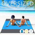 Folding portable beach mat for outdoor camping use 127