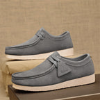 Spring and summer frosted snail shoes, soft soled casual leather shoes 179