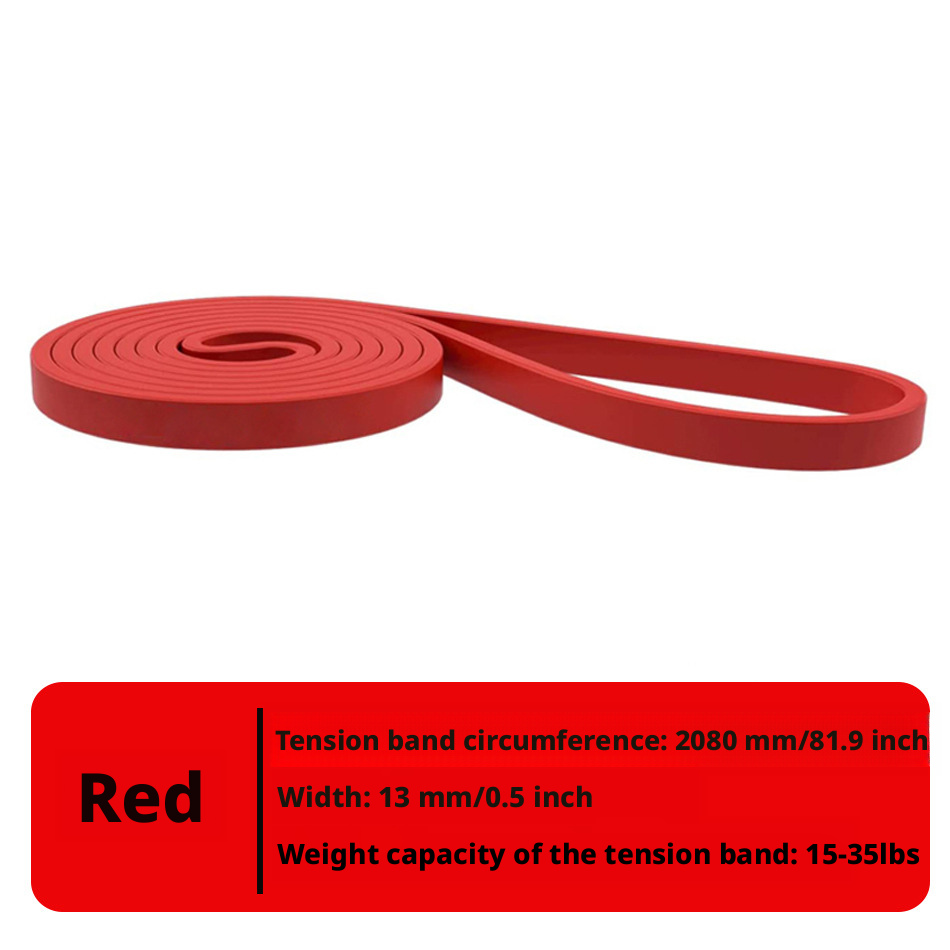 Fitness elastic band, pull-up resistance band, men's and women's yoga stretching auxiliary tension band 419