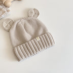 Solid Color Round-Eared Children's Knit Hat 077