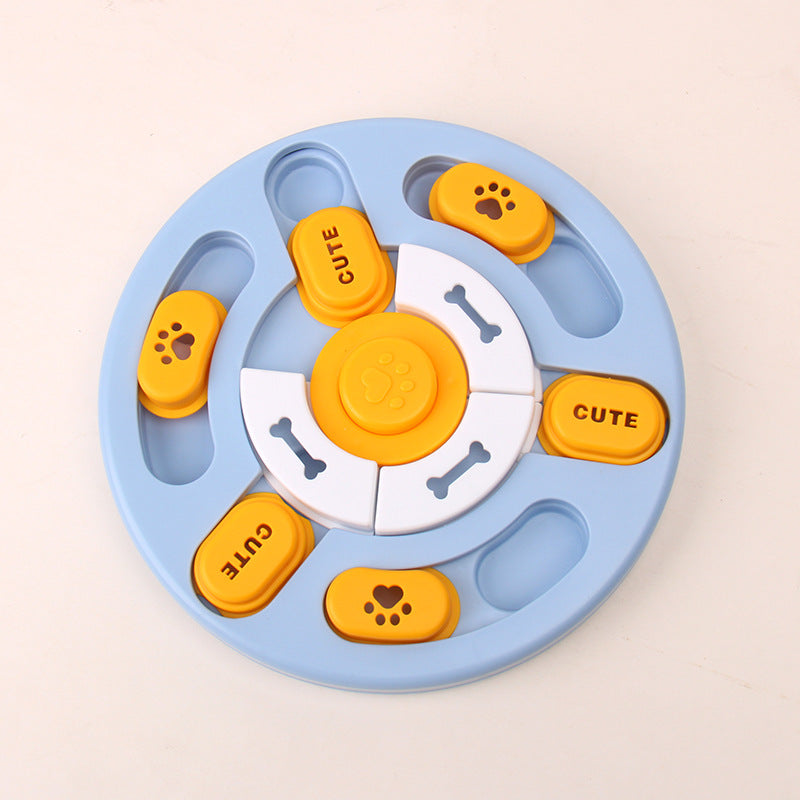 Dog puzzle toy feeder anti choking training bowl slow food bowl 340