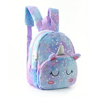 Plush unicorn cartoon children's backpack backpack 202