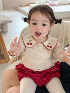 Girls' autumn outfit stylish children's clothing vest skirt 093