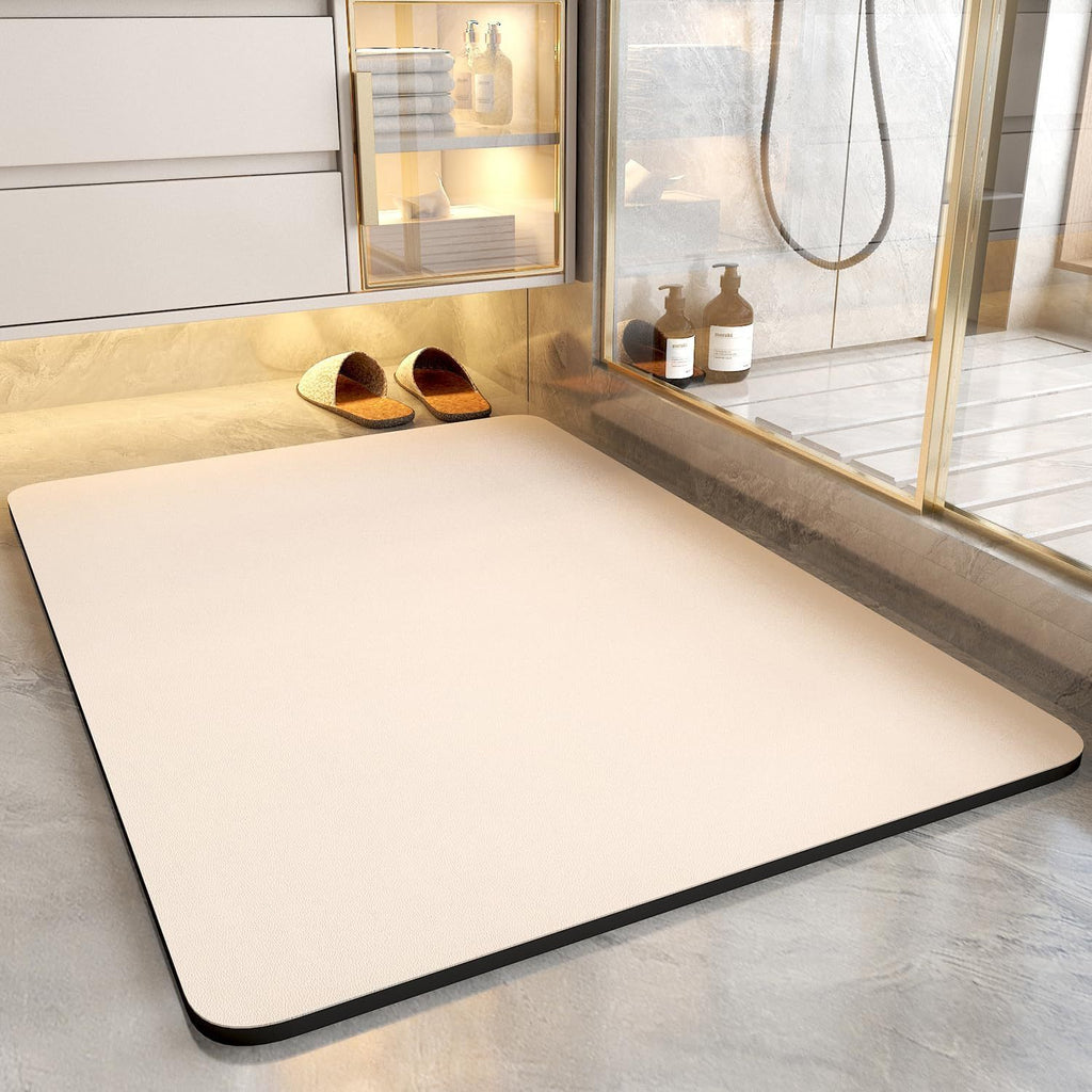Soft diatomaceous earth absorbent mat  toilet door anti-slip quick-drying mat 018