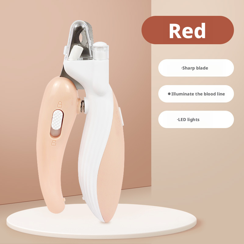 Cat nail clippers with lights, LED anti blood position, pet nail clippers 312