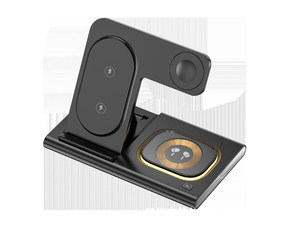 Three in one wireless charger supports fast charging and multifunctional wireless charging 136