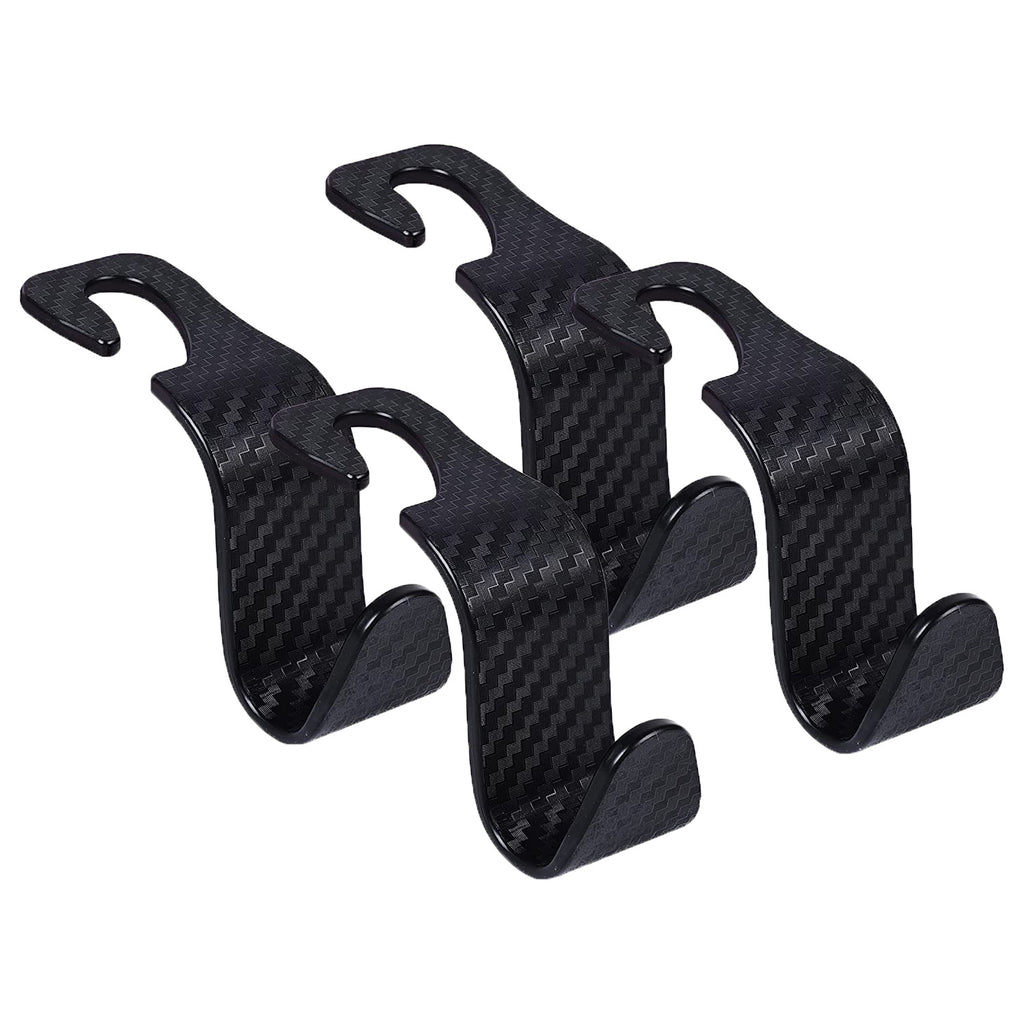 Car mounted multifunctional headrest seat, hidden rear seat storage hook, carbon fiber pattern 358