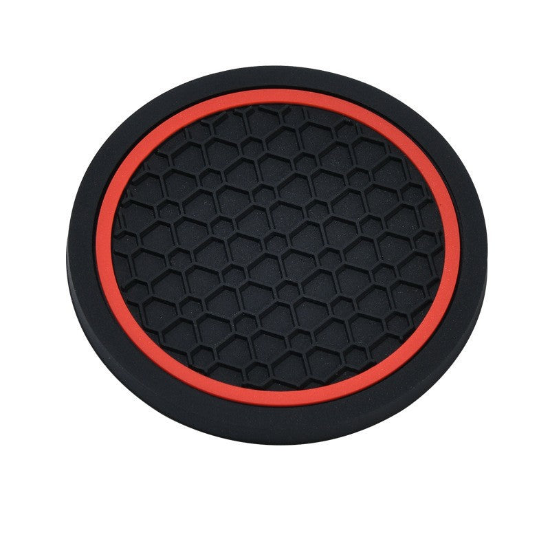 Single circle honeycomb patterned coasters, anti slip mats, car coasters, car coasters 385