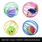 Cat toy cage, mouse cage, feather tail, mouse, scratch resistant, bite resistant 224