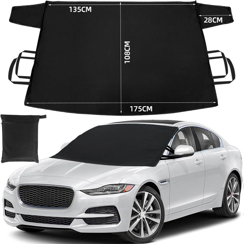 600D Oxford cloth car snow cover, front windshield snow cover, anti freezing and anti frost 360