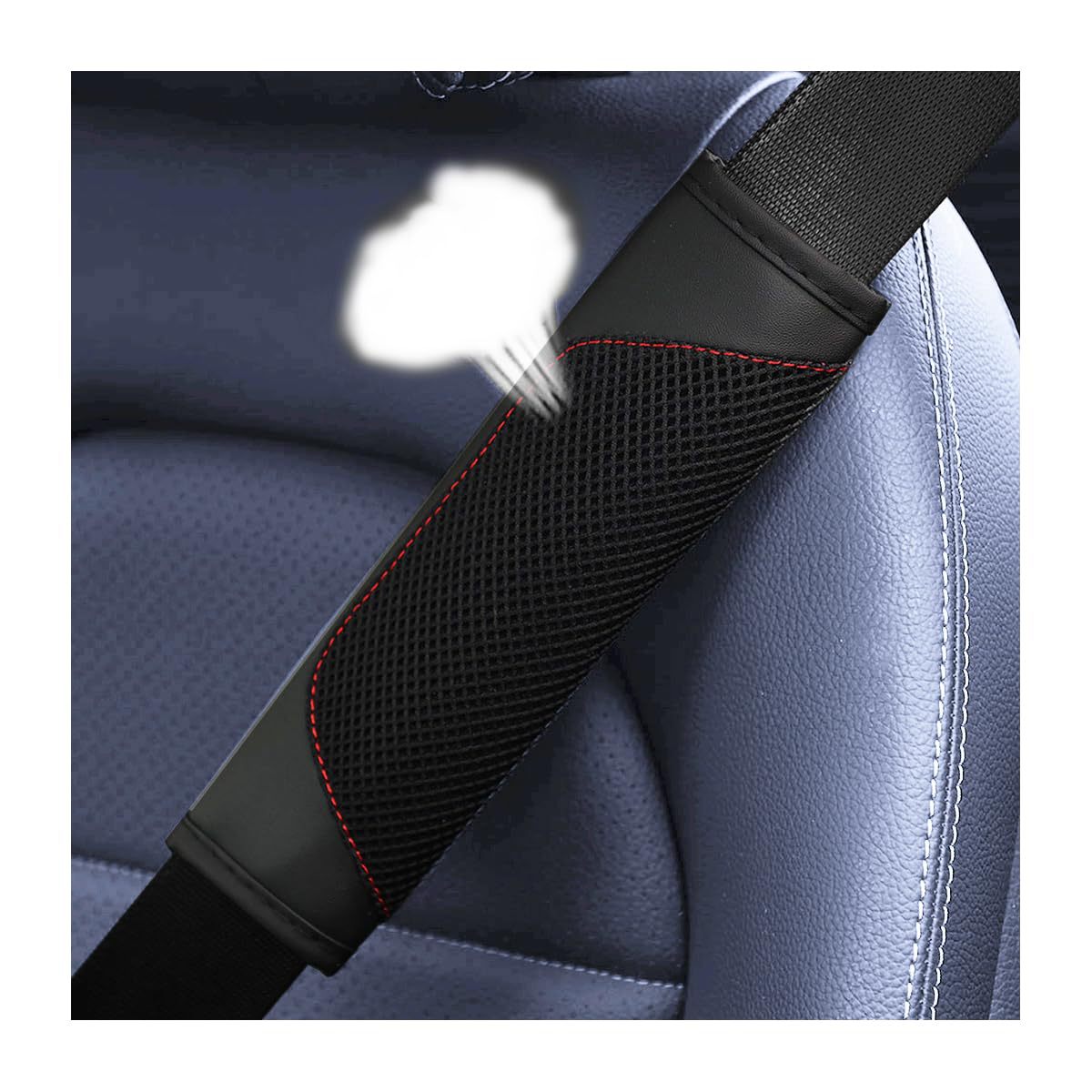 Breathable ice silk car seat belt shoulder protector universal comfort seat belt 393