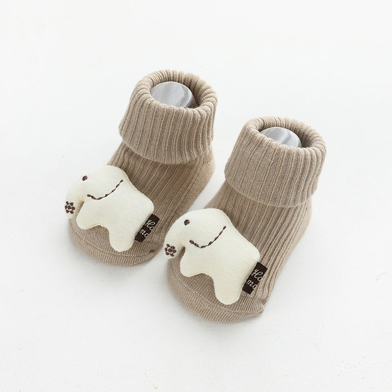 Spring and Autumn Children's Socks Boneless Loose Mouth Baby Middle Socks 069