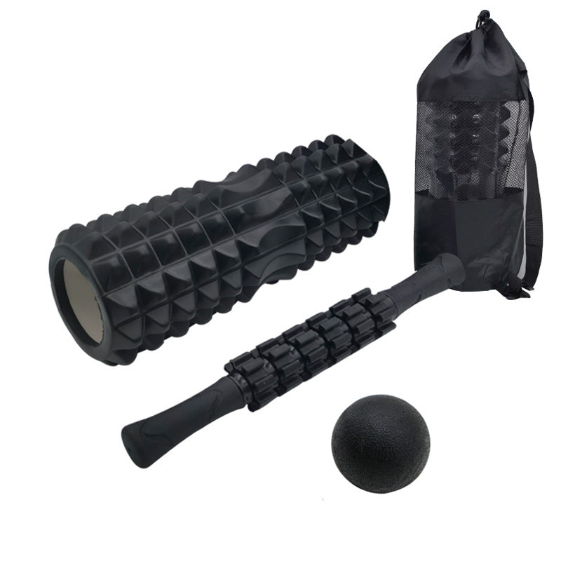 Foam axis mace yoga column set foam roller massager muscle relaxation massage stick 440